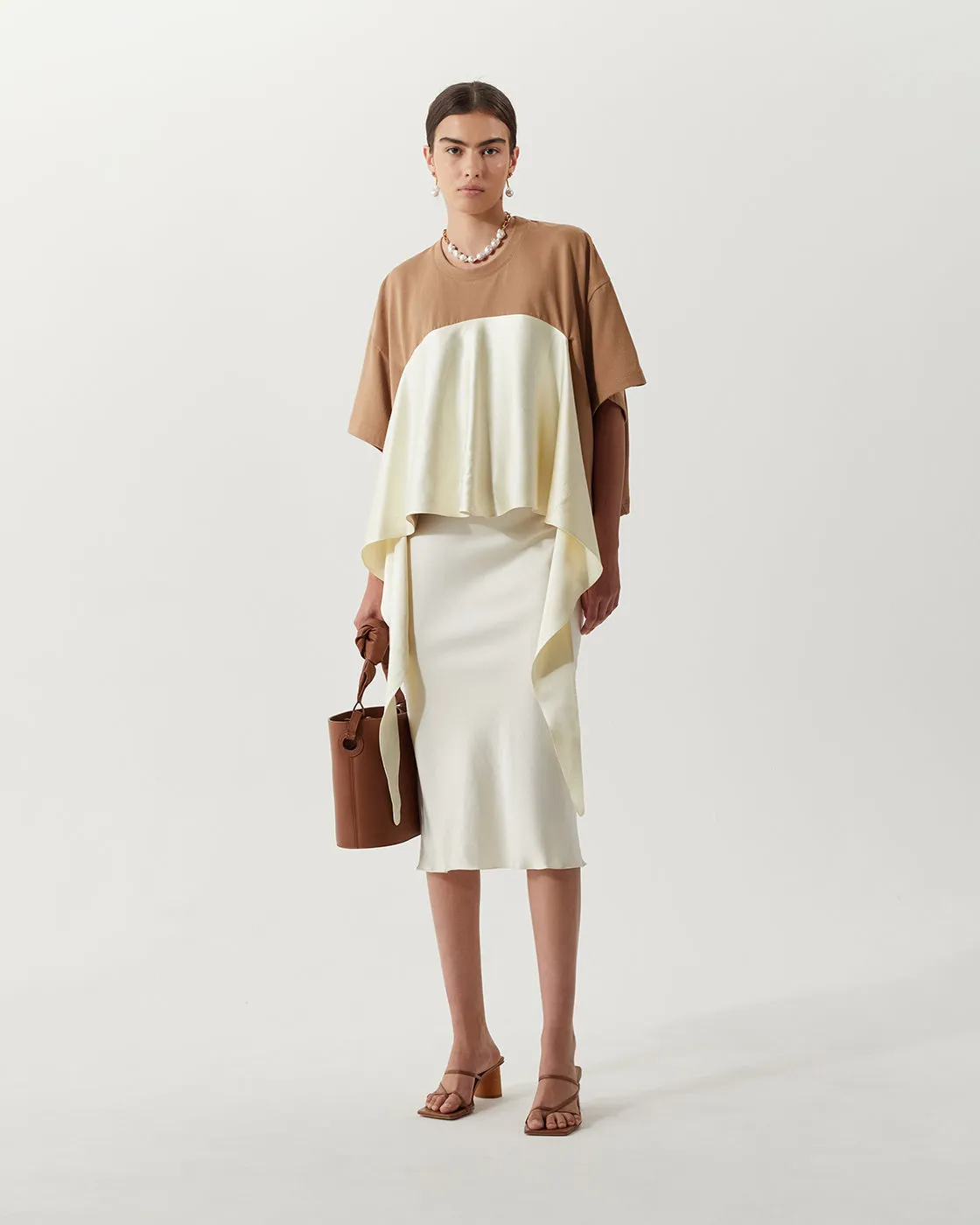 Wynne Top Silk Satin Butter