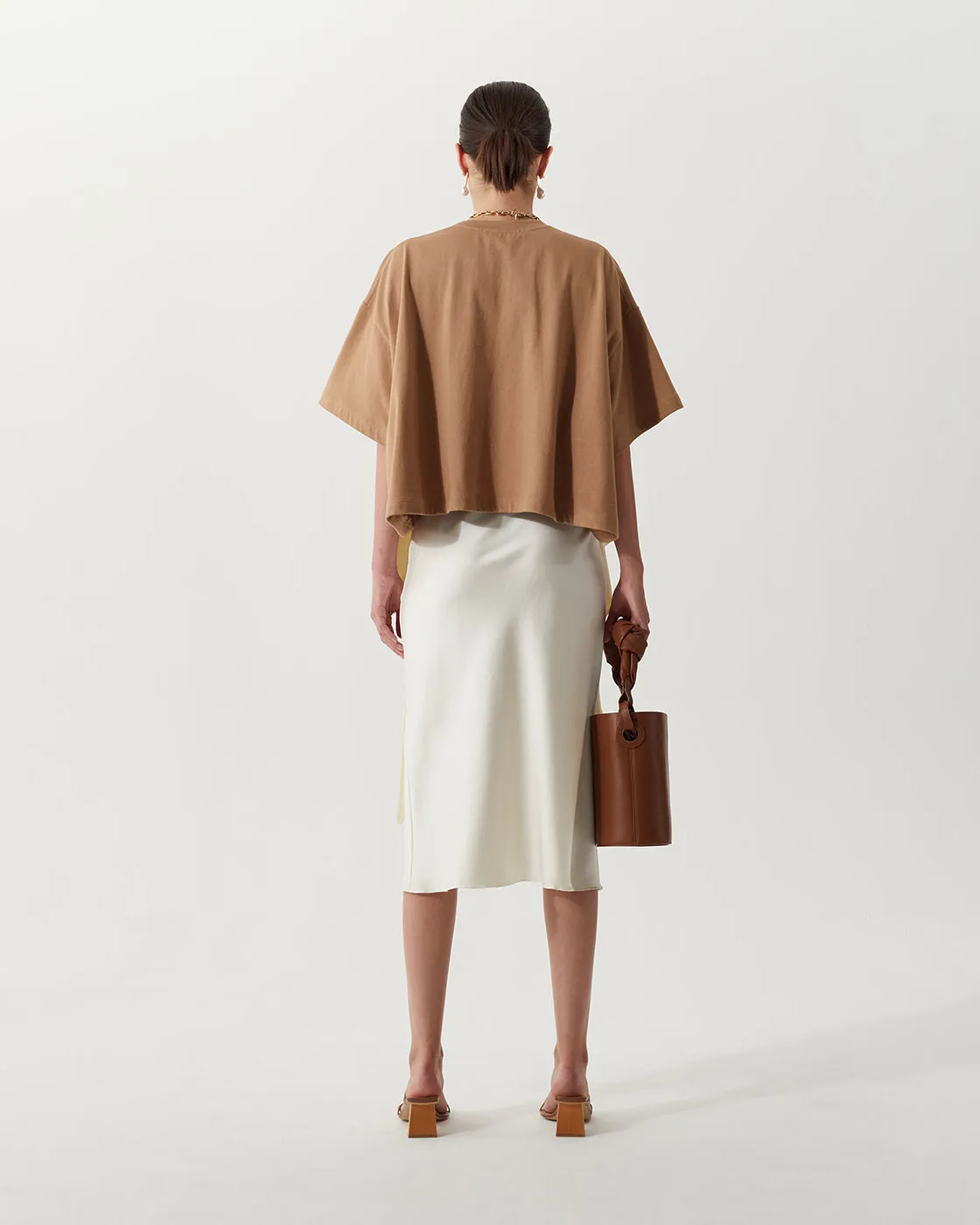 Wynne Top Silk Satin Butter