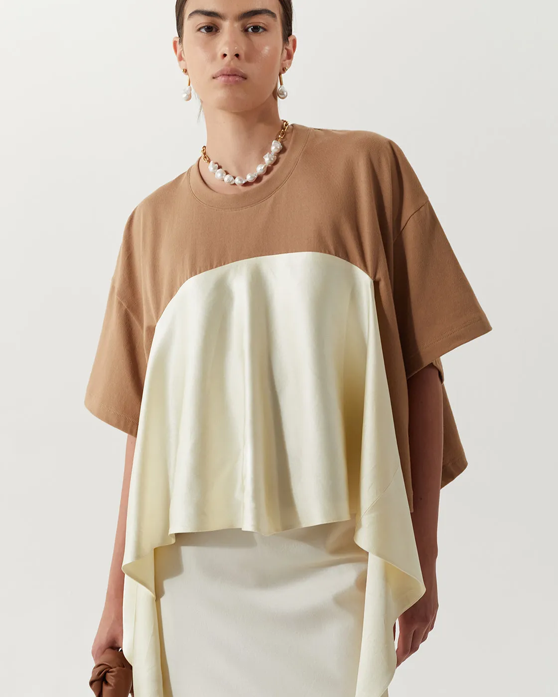 Wynne Top Silk Satin Butter